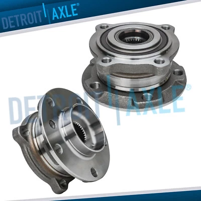 Bujes de cojinete de rueda del lado del conductor y del pasajero delantero AWD para BMW X5 X6 2007-2018 Foto 1 de 4
