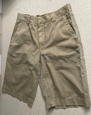 Pantalones Cortos Converse Para Hombre Chino Marrón Talla 30 Exterior Bolsillos Cremallera Cordón Nuevos con Etiquetas Foto 1 de 3