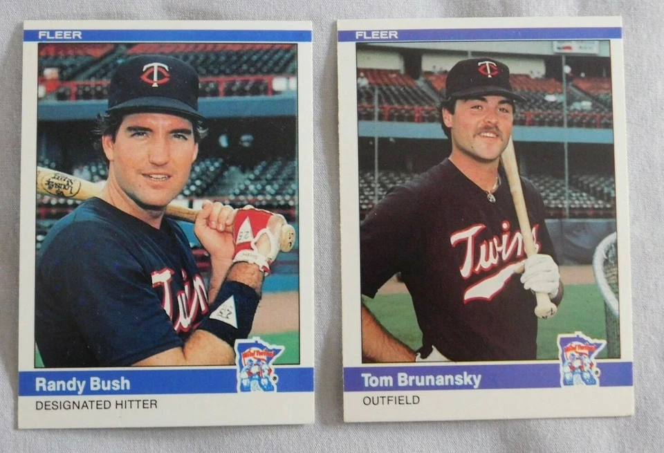 1984 Fleer Minnesota Twins Baseball Card Pick one - Image 1 of 1