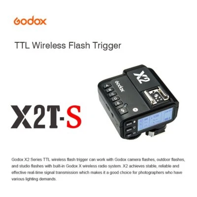 US Godox X2T-S 2.4G TTL 1/8000s HSS Wireless Flash Trigger Transmitter For Sony - Image 1 of 4