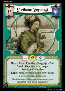 Legend of the Five RIngs L5R CCG HV Honor's Veil Yoritomo Yoyonagi (Exp) - Picture 1 of 1