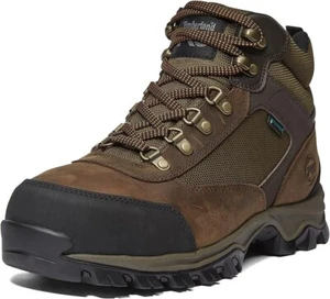 Timberland Pro Mens Keele Ridge Brown Waterproof Work Boots Size 7 M - Picture 1 of 13