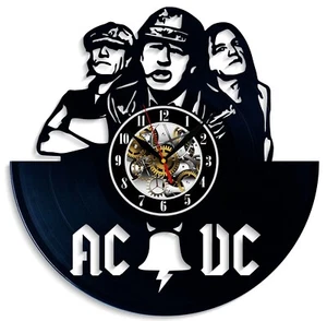 AC DC Vinyl Wanduhr Wohndeko Kunst Design bestes Geschenk Geburtstag Urlaub G... - Bild 1 von 3