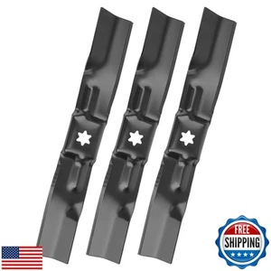 IDEASURE 942-05067 Mulching Blades for 50" Deck, 942-05052 Mower Blades Compa - Picture 1 of 5
