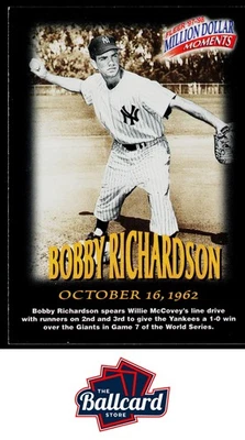 1997-98 Fleer Million Dollar Moments #27 Bobby Richardson - Image 1 of 2