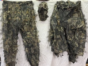 Traje de Caza 3D Selva Camuflaje Malla Camuflaje Chaqueta Pantalones Sombrero Máscara Conjunto Pato Ganso - Imagen 1 de 6