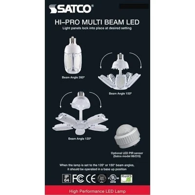 Satco S39750 Hi-Pro Multi-Beam LED Lamp, E26 Base, 30 Watts, 5000K - Image 1 of 4