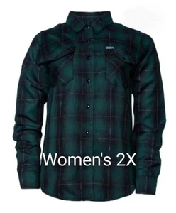 Franela para mujer Dixxon Flannel Co. "The Carlo" talla 2X RARA - Imagen 1 de 7