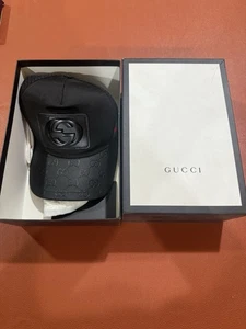 Men’s Gucci Strapback Hat With Box - Picture 1 of 8