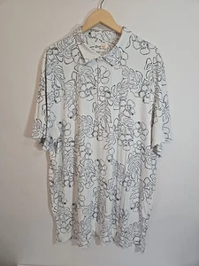 Reyn Spooner Limited Issue Polo Golf Shirt Floral Hibiscus Monstera Size 3XL - Bild 1 von 10