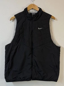 Nike AeroLayer  Therma-FIT Repel Running Vest Black size XL (DD5647-010) Mens - Picture 1 of 9