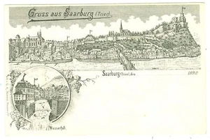 Saarburg, Vorläufer AK, um 1895 - Picture 1 of 1