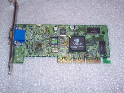 Nvidia Vanta-16 16MB AGP Video Graphics Card MS-8830 VER:1.0 180-P0026-0000-B - Image 1 of 4