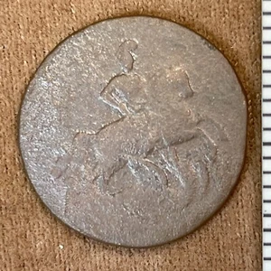 1761 1 KOPEK OLD RUSSIAN IMPERIAL COIN ELIZABETH ORIGINAL. Not cleaned - Picture 1 of 3