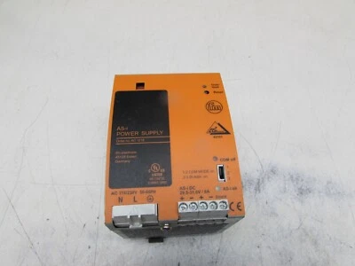 IFM AS-I AC1218 POWER SUPPLY 115/230VAC 6/2.8A INPUT, DC-AS-I 30.5V,MAKE OFFER! - Image 1 of 4