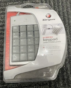 Targus PAKP004E Numeric (10 Key) PC Keyboard with 2 Port USB 1.1 Hub - BNIB - Picture 1 of 3