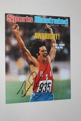 Fotografía de colección firmada por Bruce Jenner Sports Illustrated Foto 1 de 4