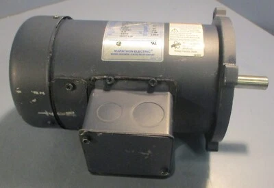 Marathon Z602 DC Permanent Magnet Motor HVN56E17F1001G 1/4HP 5/8" Shaft Dia - Image 1 of 4