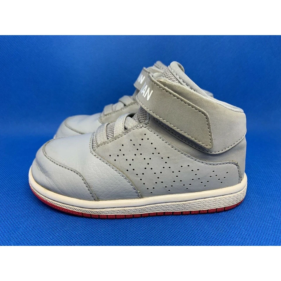 NIKE Air Jordan 1 полета 5 первоклассный волк серый спортивная обувь 881437-008 детский размер 8C - Изображение 1 из 4