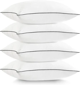 Juego de almohadas 4-PK - Almohadas de apoyo de enfriamiento relleno alternativo (KING SIZE) - Imagen 1 de 10