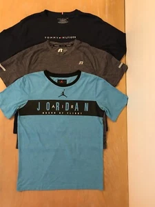 Tommy Hilfiger, Jordan, Russell Boys Summer Tops Lot of 3 (1 New) Size XL & XXL - Picture 1 of 12