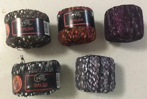 Bulk Moda Vera Salsa Knitting Yarn (Ribbon Ladder) -Mix Colours See Pics NOS GC - Picture 1 of 2