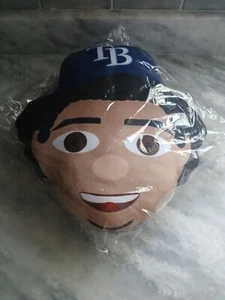 Tampa Bay Rays Chris Archer #22 MLB Baseball 14" Plush Stuffed Pillow Head 2017 - Picture 1 of 2