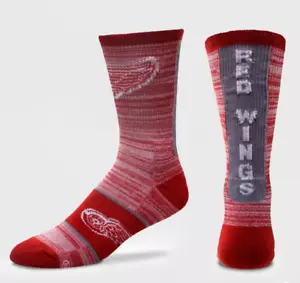 Detroit Red Wings Hockey Red Ticket RMC Deuce Crew Socks - Picture 1 of 1