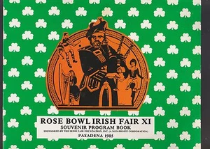 Program for the 1985 Irish Fair at the Rose Bowl - Picture 1 of 4