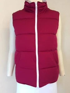 **LOVELY x2 Way Gilet Floral & Deep Red / Burgundy By GAP Age 13 XL/TG - Great! - Picture 1 of 9