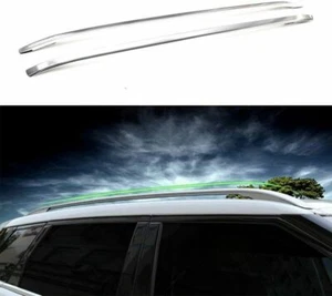 2Pcs Fit for Range Rover Evoque 2011-2018 Aluminum Roof Rail Rack Side Rail Bar - Picture 1 of 7