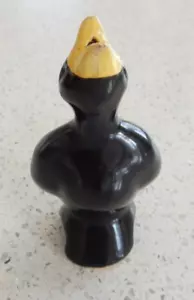 Vintage Retro Art Deco Blackbird Black Bird Nice Novelty Figural Pie Funnel Vent - Picture 1 of 3