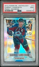 Gabriel Landeskog 2012-13 Panini Rookie Anthology Prizm #11 Rainbow Silver PSA 9