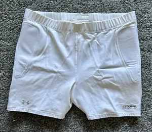 Under Armour MPZ Womens X-Large White Compression Padded Slider Shorts Pre-owned - Picture 1 of 10
