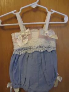 Baby girls, summer, romper, size 3-6 months, Bonnie Baby - Picture 1 of 6