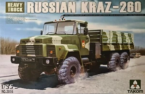Camión TAK2016 modelo Takom ruso KrAZ-260 Bausatz 1:35 - Imagen 1 de 3