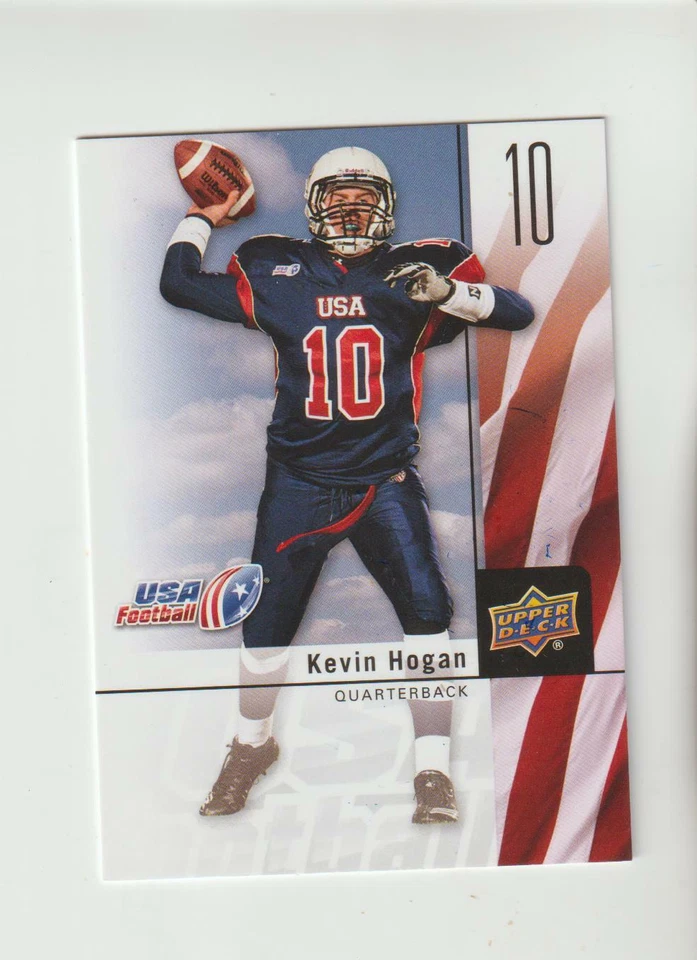 2012 Upper Deck USA Football #9 Kevin Hogan High School card, Stanford Cardinal - Image 1 of 1