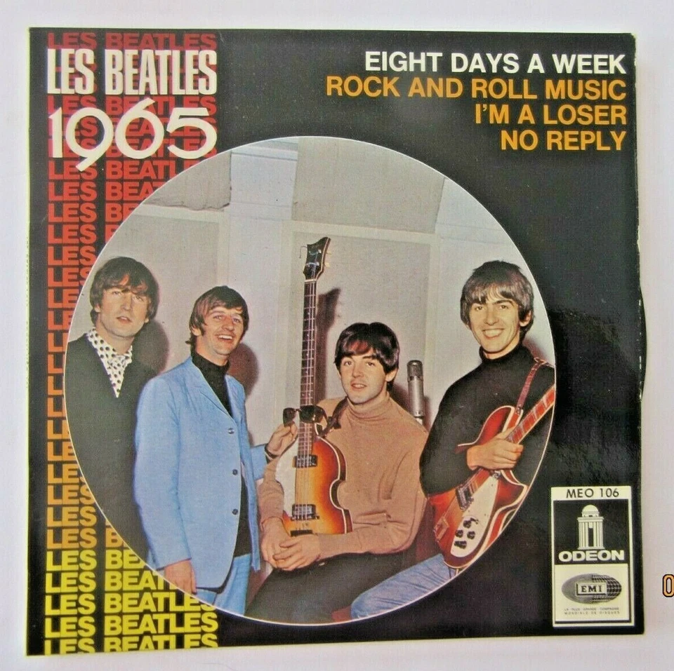 BEATLES ''LES BEATLES''  EIGHT DAYS A WEEK + 3- EP 7'' Nr Mint- FRANCE - Image 1 of 4