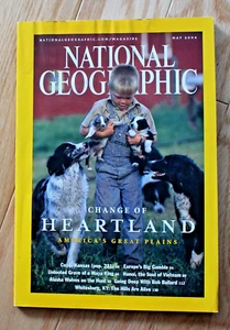 National Geographic May, 2004; Great Plains; Maya Grave; Hanoi; Europe; Wolves - Picture 1 of 10