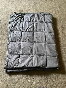 Weighted Blanket 20lbs Queen Size 60x80 - Grey - Picture 1 of 1
