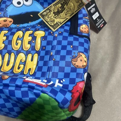 Mochila sprayground COOKIE MONSTER ME GET DOUGH Rara Limitada Plaza Sésamo Nueva Foto 1 de 4
