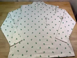 Nuevo torso para mujer Croft & Barrow Holiday LS clásico cuello simulado talla XXL* - Imagen 1 de 5