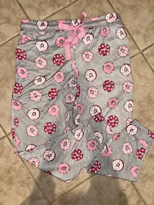 Jaclyn Intimates Donuts PJ Pajamas Bottoms Sleep Lounge Pants Super Soft - Picture 1 of 4