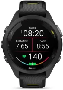 Reloj inteligente para correr Garmin Forerunner 265S - negro y amarillo amplificador - Imagen 1 de 2