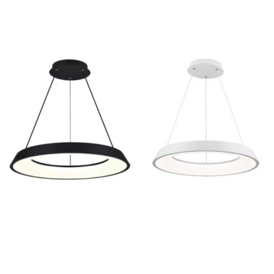 Lampadario a Sospensione LED 43W Anello 3 Tonalità Luce Dimmer Telecomando IP20 - Immagine 1 di 4