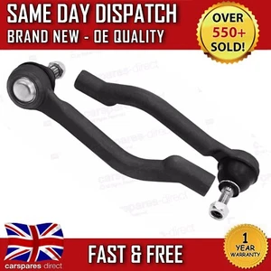 FOR NISSAN QASHQAI J10 2007-2014 FRONT OUTER TIE TRACK ROD ENDS PAIR X2 KIT - Picture 1 of 7