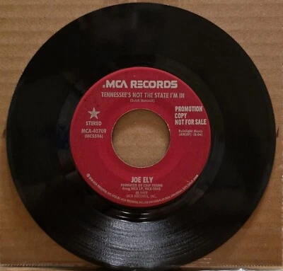 Joe Ely - Tennessee's Not The State I'm In (7", Promo) - Image 1 of 2