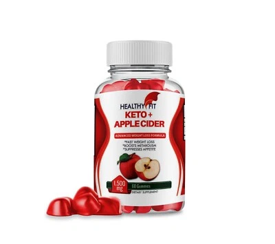 Keto ACV Gummies Ketone Apple Cider Vinegar FAT BURNER Weight Loss Diet Pills - Image 1 of 4