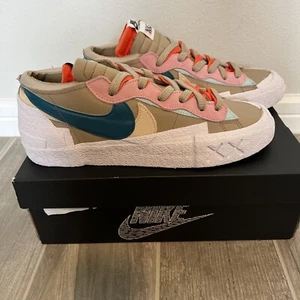 Nike KAWS x Sacai x Blazer Low 'Reed' Tan - DM7901-200 - Men's 11 - Picture 1 of 6