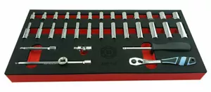 Juego de extensión de trinquete Britool Hallmark 32 piezas 1/4 de accionamiento 4 mm - 14 mm - Imagen 1 de 10